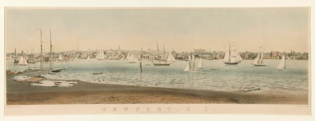 Newport, R.I. / Vue depuis Fort Wolcott, Goat Island