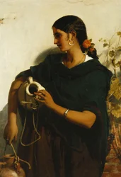 Une gitane porteuse d