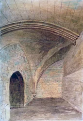 Crypte de Saint-Michel, Aldgate, Londres, 1876