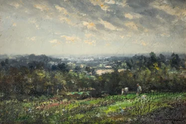 Paysage avec vue lointaine, 1930