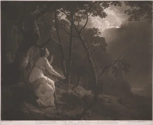 La dame dans le Comus de Milton