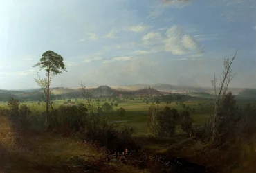 Vue de Nottingham depuis Wilford