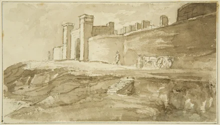 Porte du pavillon de la nouvelle prison