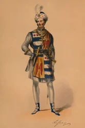 Invité en costume pour le Bal Costumé de la reine Victoria, 12 mai 1842, 1843