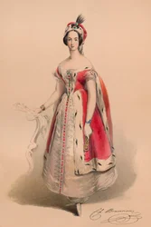 Invité en costume pour le Bal Costumé de la reine Victoria, 12 mai 1842