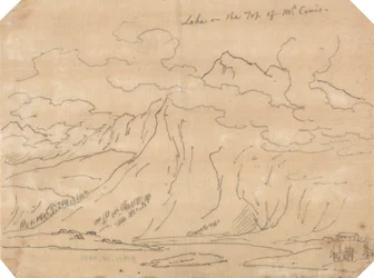 Lac au sommet du Mont Cenis