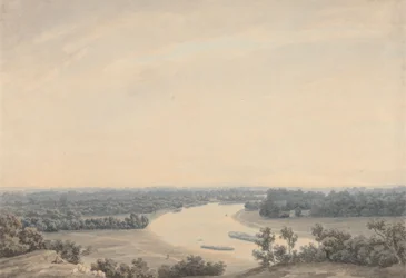 La Tamise depuis Richmond Hill regardant vers le sud-ouest