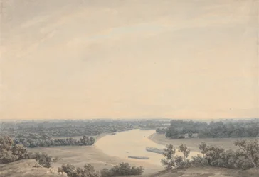 La Tamise depuis Richmond Hill en regardant vers le sud-ouest