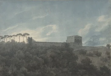 Vue de la Villa Lante sur le Janicule à Rome, 1782-83