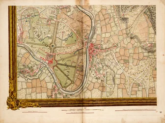 Feuille 16 de : Un relevé exact des villes de Londres et de Westminster, du Borough de Southwark, avec la campagne environnante sur dix miles...