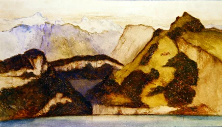 Paysage de lac, c.1880
