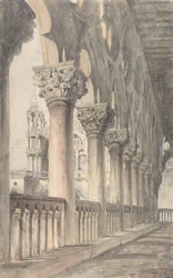 Loggia du Palais des Doges, Venise, 1849-50