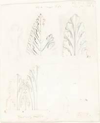 Étude ornementale avec motif d