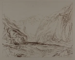 Scène de montagne de sable