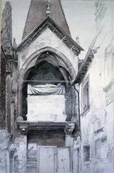 Le Tombeau de Cangrande I, Santa Maria Antica, Vérone