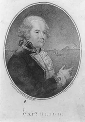 Capitaine William Bligh, gravé par John Conde