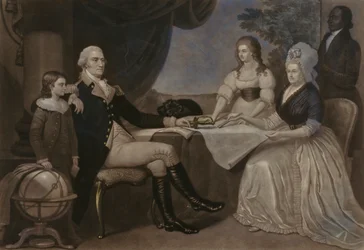 George Washington et sa famille