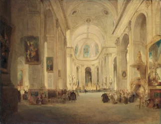 Intérieur de Saint-Sulpice, Paris