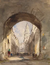Scène de rue à Calais