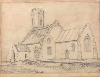 Église de Brampton, Norfolk, depuis le sud-est