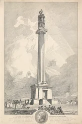 Colonne à Yarmouth à la mémoire de Lord Nelson