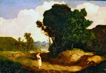 Paysage avec figure