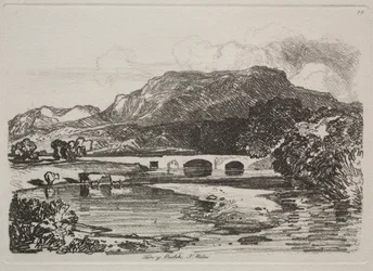 Liber Studiorum : Tan y Beolch, Nord du Pays de Galles, 1838