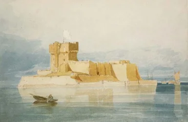 No.1477 Fort St. Marcouf, près de Quineville, dans la Rade de la Hougue, Normandie