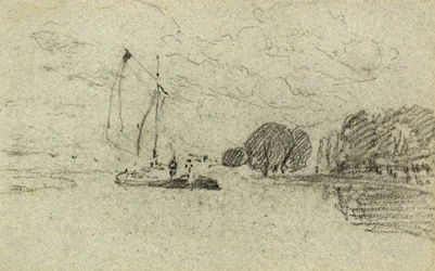 Chaland à voile