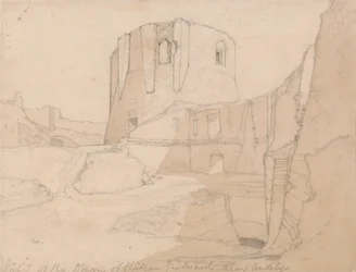 Vue du Donjon du Château Gaillard, près d