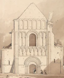 Façade ouest de l