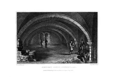 Crypte ancienne, Southwark, 1830