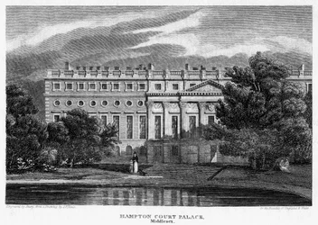 Palais de Hampton Court, Londres, 1814