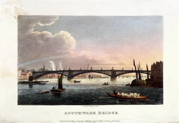 Pont de Southwark, Londres, 1819