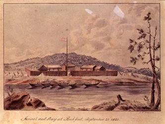 Arrivée et Séjour à Rockfort, 1821
