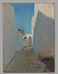 Une scène de rue marocaine