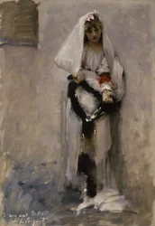 Une mendiante parisienne