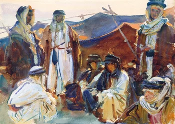 Campement bédouin, 1905-06