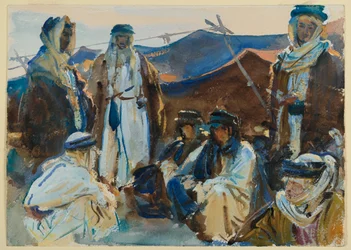 Camp bédouin, vers 1905-06