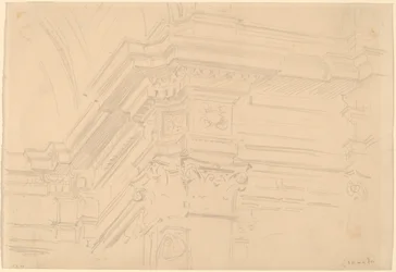 Entablement de la Capilla Real, Grenade, 1912