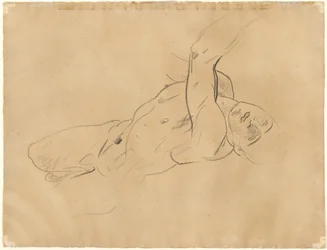 Nu masculin tombant [verso], 1918-1919