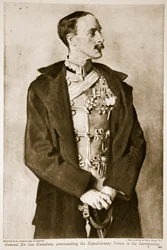 Général Sir Ian Hamilton, commandant les forces expéditionnaires aux Dardanelles, 1914-19