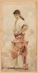 Fille en costume espagnol