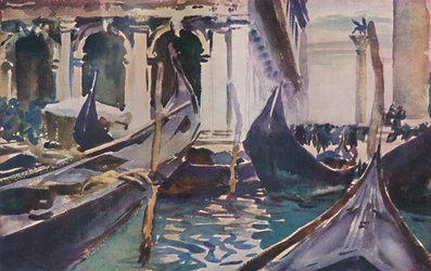 Gondoles près de la Piazzetta, c1904, 1925