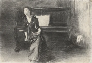 Dame au piano