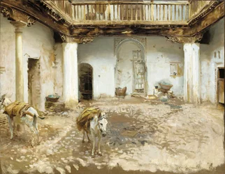 Cour mauresque, 1913
