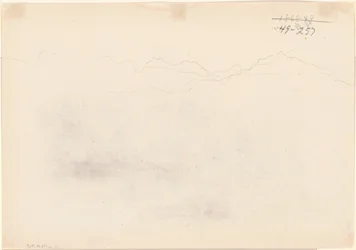 Montagnes [verso], 1869