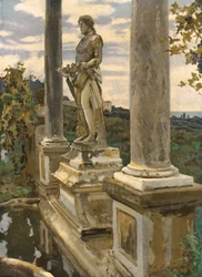 Statue de Vertumne à Frascati, 1907, vers 1930