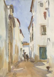 Rue dans une ville méditerranéenne