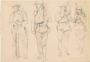 Études pour "Entrer en guerre"